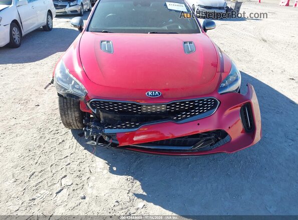 KNAE55LC8J6013228 2018 KIA STINGER Red 