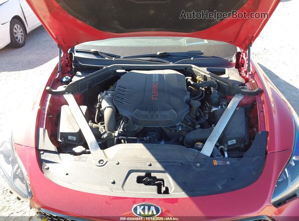 KNAE55LC8J6013228 2018 KIA STINGER Red 