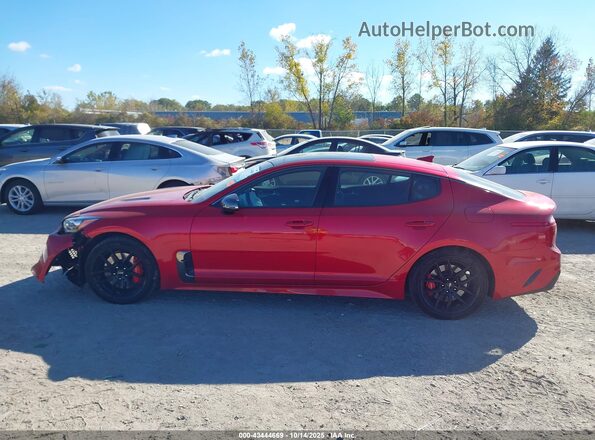 KNAE55LC8J6013228 2018 KIA STINGER Red 
