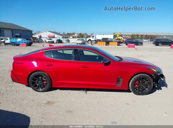 KNAE55LC8J6013228 2018 KIA STINGER Red 