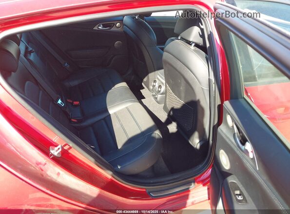 KNAE55LC8J6013228 2018 KIA STINGER Red 