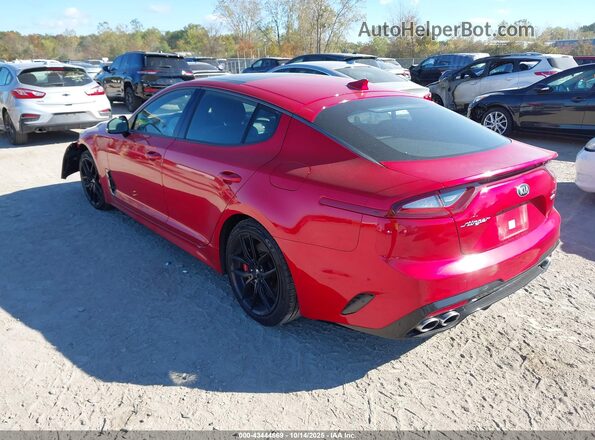 KNAE55LC8J6013228 2018 KIA STINGER Red 