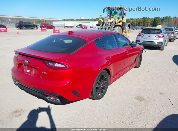 KNAE55LC8J6013228 2018 KIA STINGER Red 