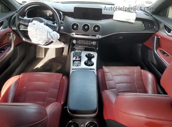 KNAE55LC9N6103705 2022 KIA STINGER Черный Вид панели приборов
