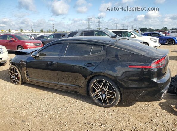 KNAE55LC9N6103705 2022 KIA STINGER Черный Задняя левая четверть