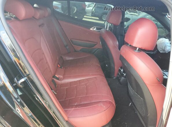 KNAE55LC9N6103705 2022 KIA STINGER Черный Вид задних сидений