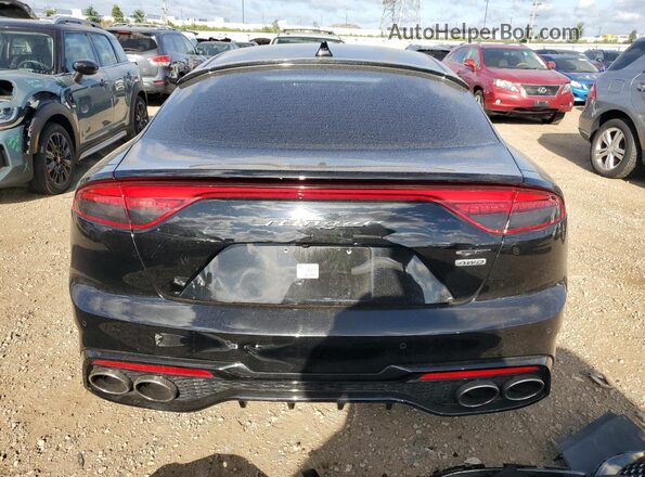 KNAE55LC9N6103705 2022 KIA STINGER Черный Вид сзади