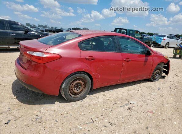KNAFK4A6XG5439103 2016 KIA FORTE Красный Задняя правая четверть