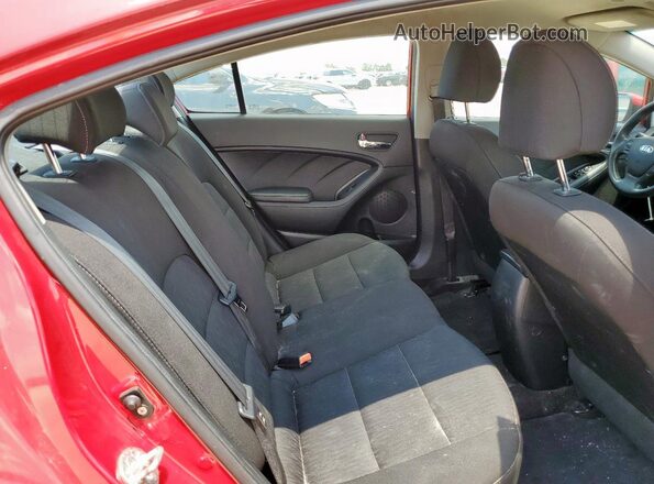 KNAFK4A6XG5439103 2016 KIA FORTE Красный Вид задних сидений