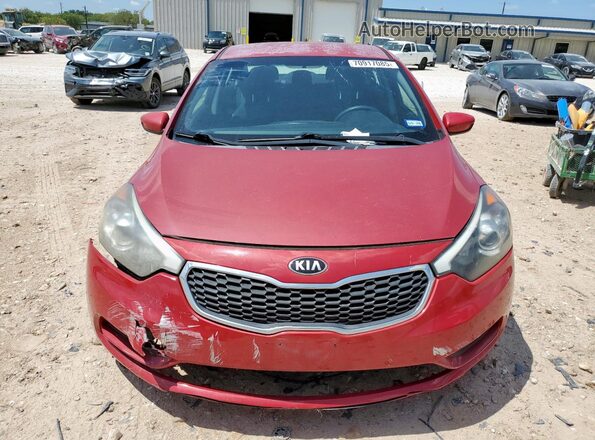 KNAFK4A6XG5439103 2016 KIA FORTE Красный Вид спереди