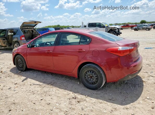 KNAFK4A6XG5439103 2016 KIA FORTE Красный Задняя левая четверть