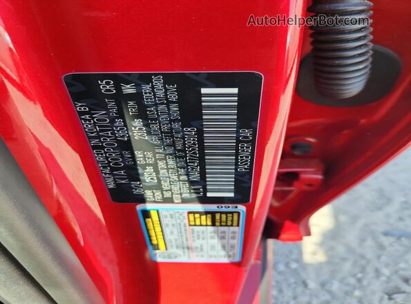 KNAG24J72S5299148 2025 KIA K5 Red 