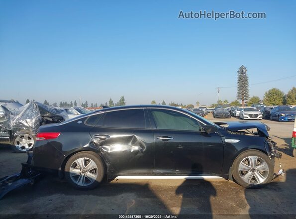 KNAGU4LC7H5006065 2017 KIA OPTIMA HYBRID Черный Панорамный вид салона 360°