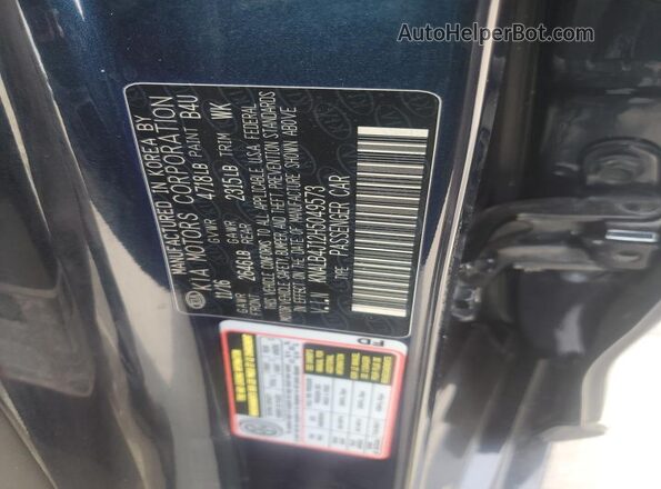 KNALB4J12H5049573 2017 KIA CADENZA Blue 