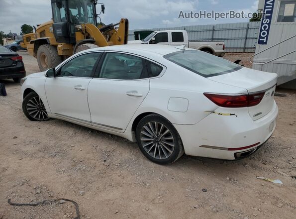 KNALC4J11H5056138 2017 KIA CADENZA White Trasero izquierdo