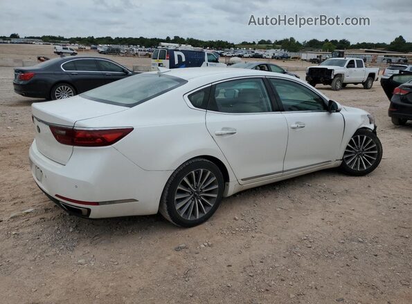 KNALC4J11H5056138 2017 KIA CADENZA White Trasero derecho