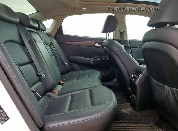 KNALC4J13L5230221 2020 KIA CADENZA White Вид задніх сидінь
