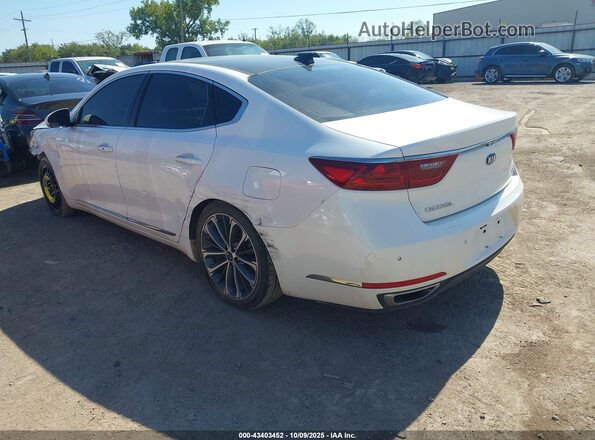 KNALC4J15K5164575 2019 KIA CADENZA White Trasero izquierdo