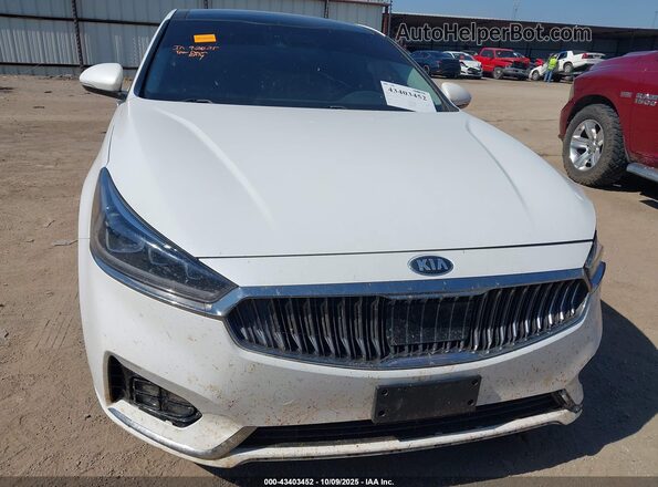 KNALC4J15K5164575 2019 KIA CADENZA White Vista del cuadro de instrumentos