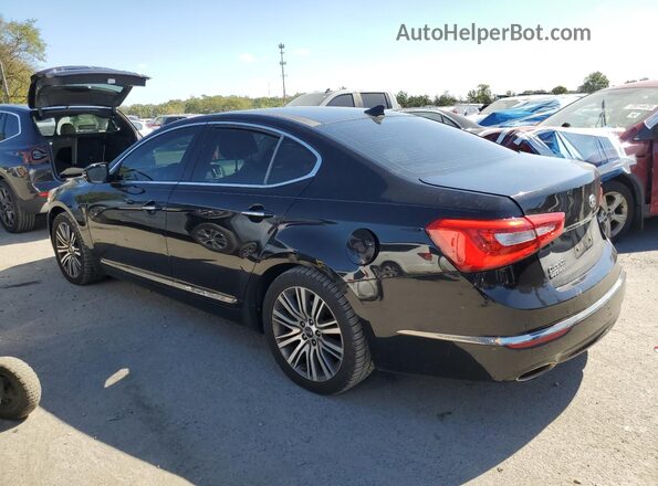 KNALN4D78G5207923 2016 KIA CADENZA Black Trasero izquierdo