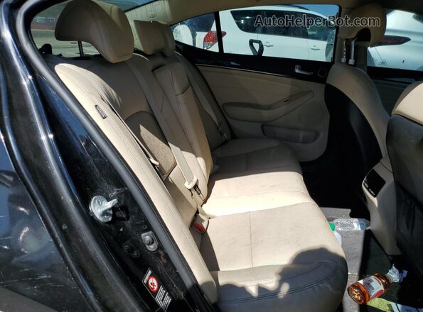 KNALN4D78G5207923 2016 KIA CADENZA Black Vista de los asientos traseros