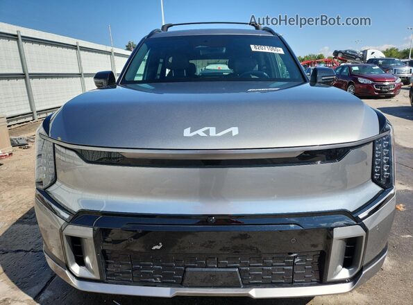 KNDAEFS57R6030561 2024 KIA EV9 Gray წინა ხედი