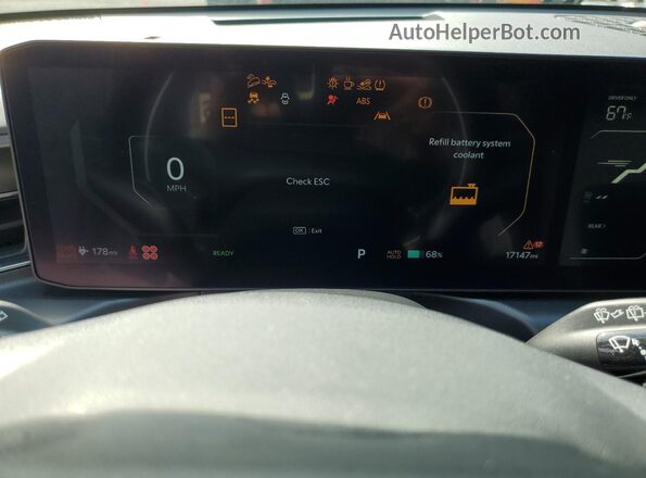 KNDAEFS5XR6020316 2024 KIA EV9 Black Instrument cluster view