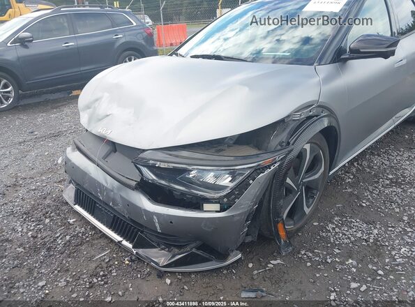 KNDC3DLC0N5028487 2022 KIA EV6 Gray Widok z przodu