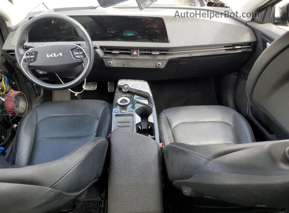 KNDC3DLC3N5028564 2022 KIA EV6 Gray წინა პანელის ხედი