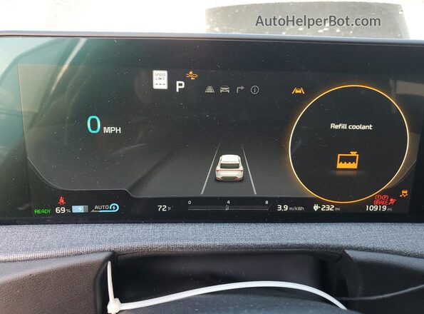 KNDC3DLC4R5620898 2024 KIA EV6 Черный Вид щитка приборов