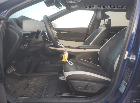 KNDC4DLC4N5082890 2022 KIA EV6 Blue Սալոնի դիմացի տեսք