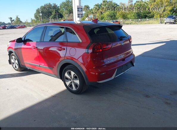 KNDCB3LC0H5064200 2017 KIA NIRO Red Задня ліва чверть