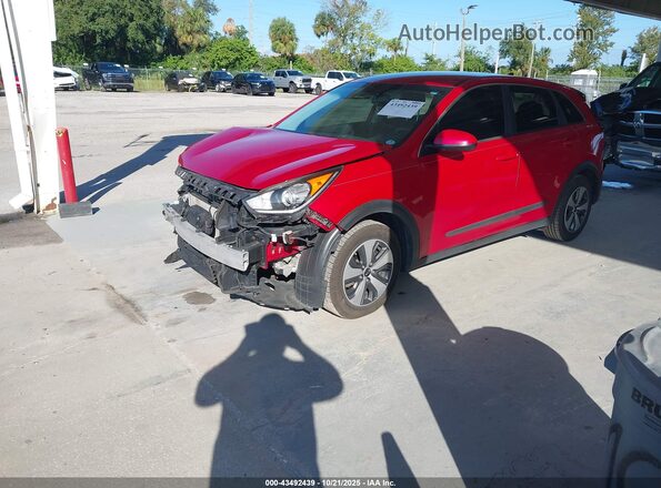 KNDCB3LC0H5064200 2017 KIA NIRO Red Передня ліва чверть