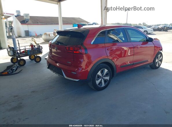 KNDCB3LC0H5064200 2017 KIA NIRO Red Задня права чверть