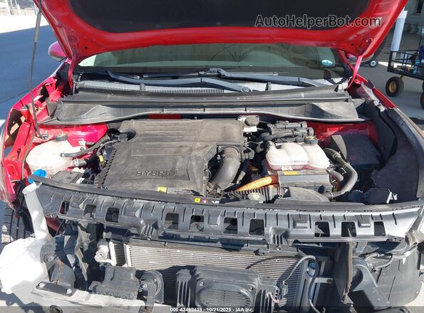 KNDCB3LC0H5064200 2017 KIA NIRO Red Вид ззаду