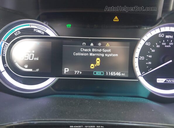 KNDCB3LC3L5400821 2020 KIA NIRO Silver Հետևի նստատեղերի տեսք