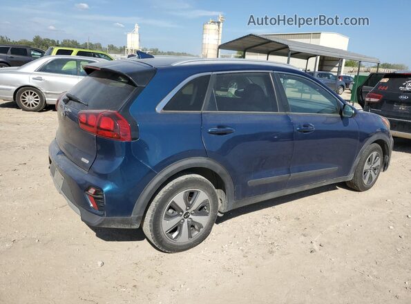 KNDCB3LC3M5463659 2021 KIA NIRO Синий Задняя правая четверть