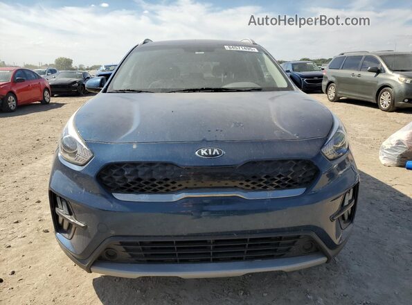 KNDCB3LC3M5463659 2021 KIA NIRO Синий Вид спереди