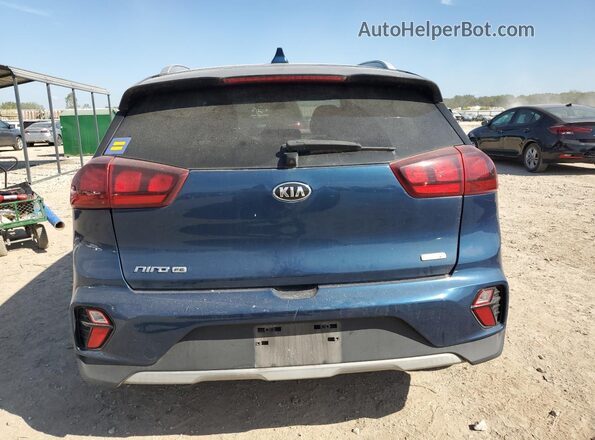 KNDCB3LC3M5463659 2021 KIA NIRO Синий Вид сзади