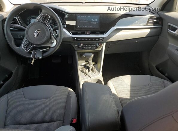 KNDCB3LC3M5463659 2021 KIA NIRO Синий Вид панели приборов