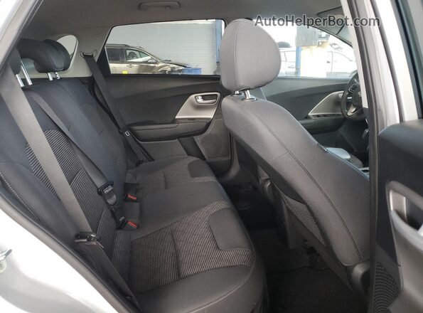 KNDCB3LC3M5471437 2021 KIA NIRO Silver უკანა სავარძლების ხედი