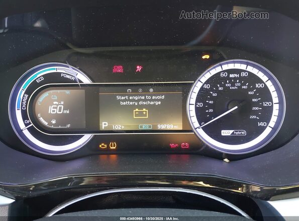 KNDCB3LC4N5537222 2022 KIA NIRO White Vista de los asientos traseros