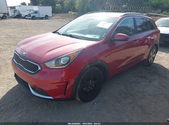 KNDCB3LC7H5063559 2017 KIA NIRO Красный Передняя левая четверть