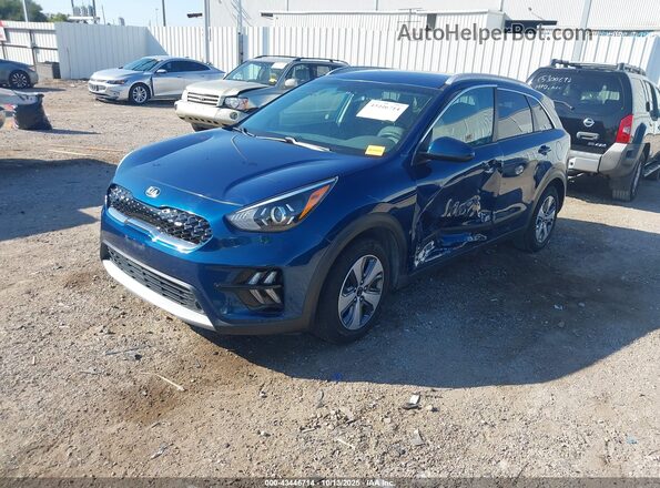 KNDCB3LC9L5359675 2020 KIA NIRO Синий Передняя левая четверть