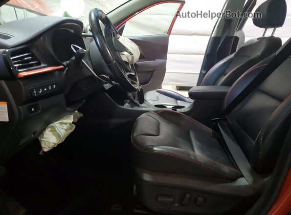 KNDCC3LC0L5421932 2020 KIA NIRO Orange Widok wnętrza z przodu