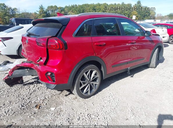 KNDCC3LC5M5463062 2021 KIA NIRO Red Հետևի աջ