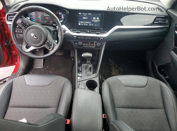 KNDCC3LC6M5463443 2021 KIA NIRO Red წინა პანელის ხედი