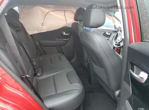 KNDCC3LC6M5463443 2021 KIA NIRO Red უკანა სავარძლების ხედი