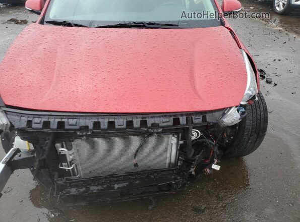 KNDCC3LC6M5463443 2021 KIA NIRO Red უკანა სალონის ხედი