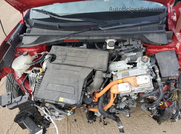 KNDCC3LC9L5400111 2020 KIA NIRO Red Շարժիչի բաժամունքի տեսք